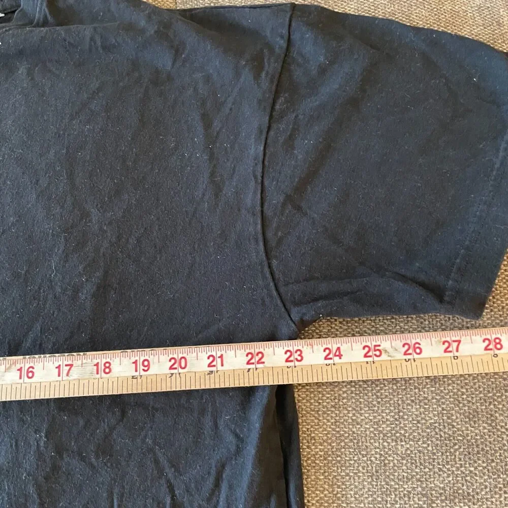 Y-3 Yamamoto Adidas black graphic Logo T-shirt men's size Large